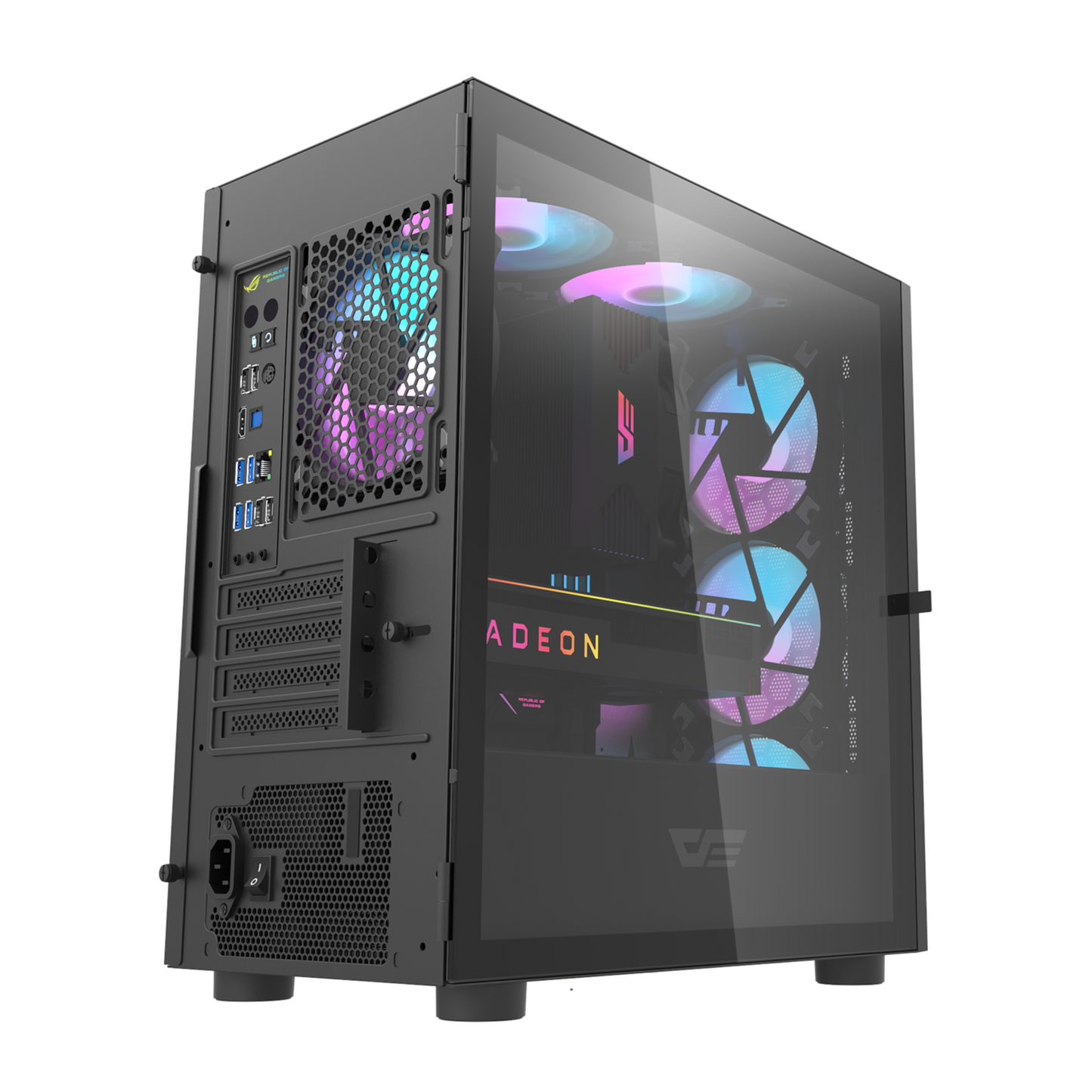 Gabinete DarkFlash DLM21 Negro/Blanco