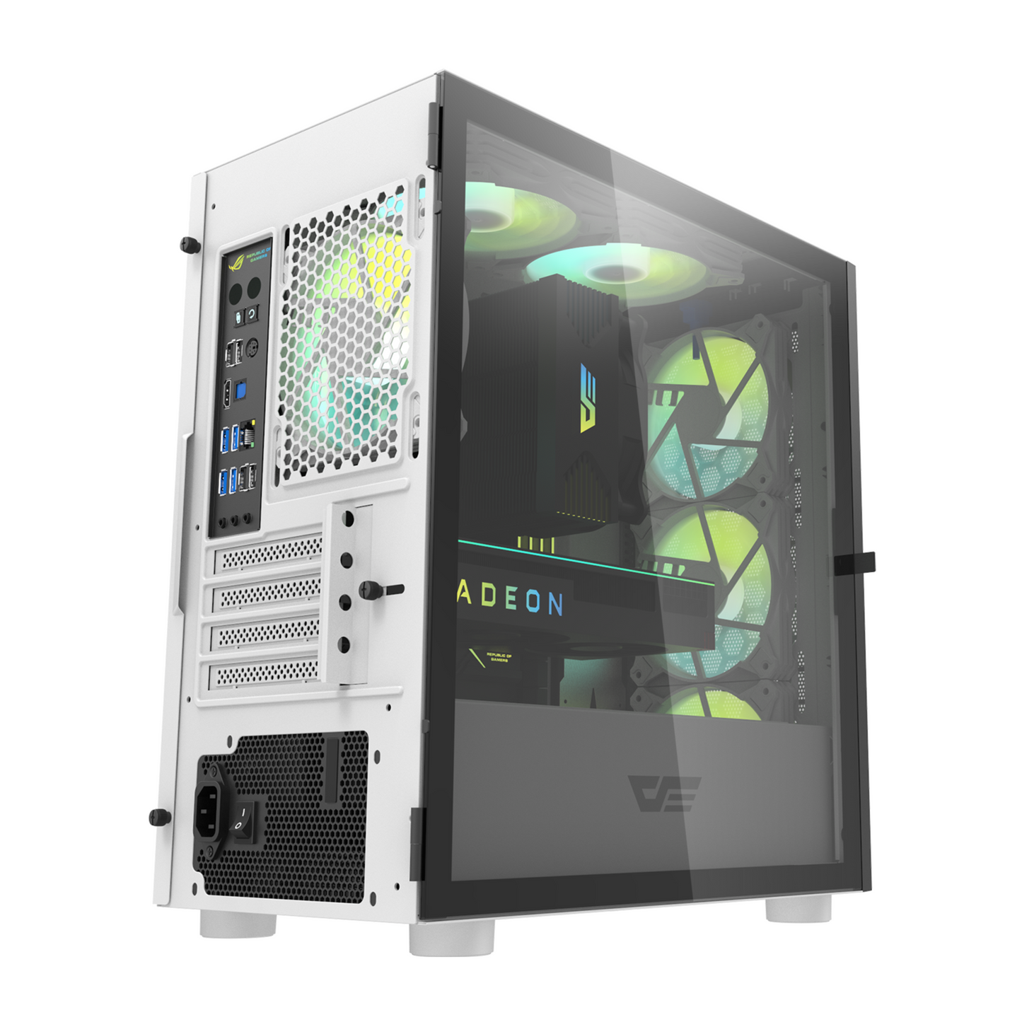 Gabinete DarkFlash DLM21 Negro/Blanco