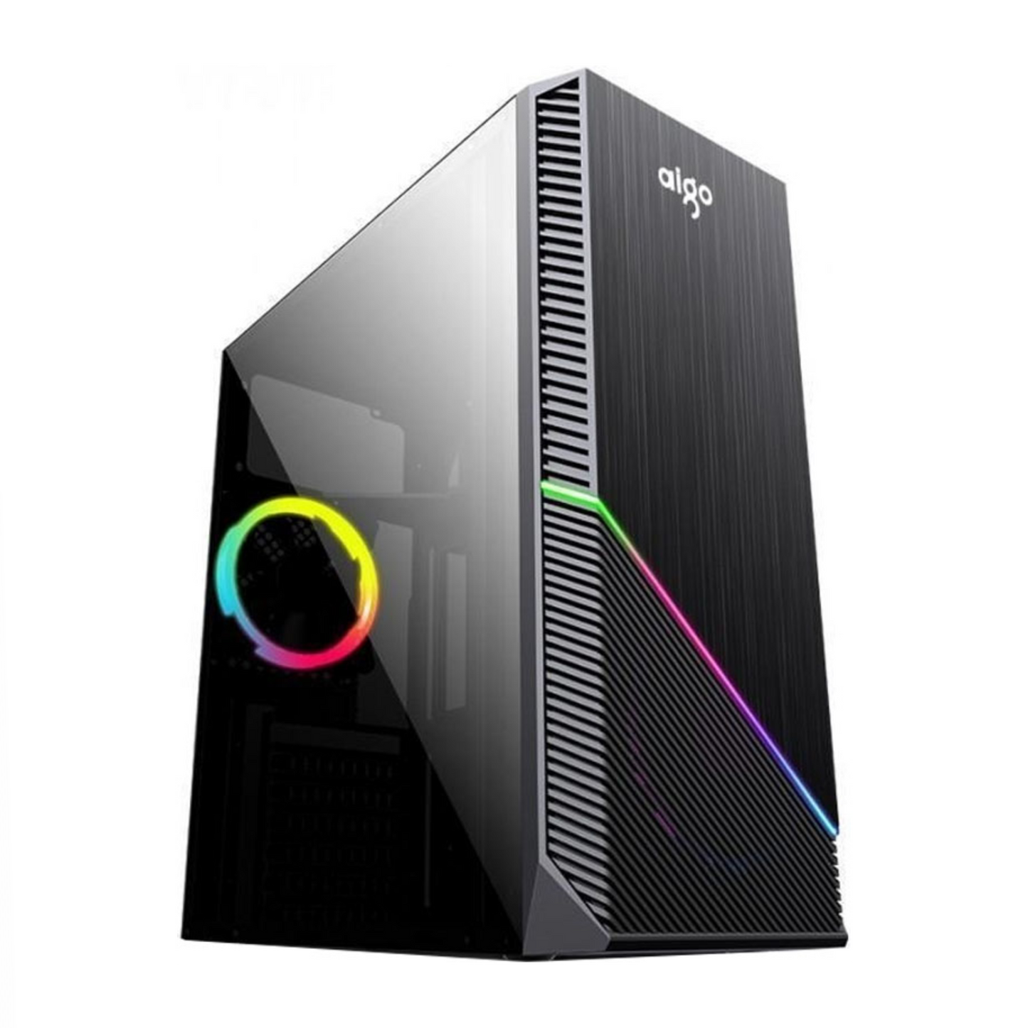 Gabinete DarkFlash AIGO Rainbow 1 Negro
