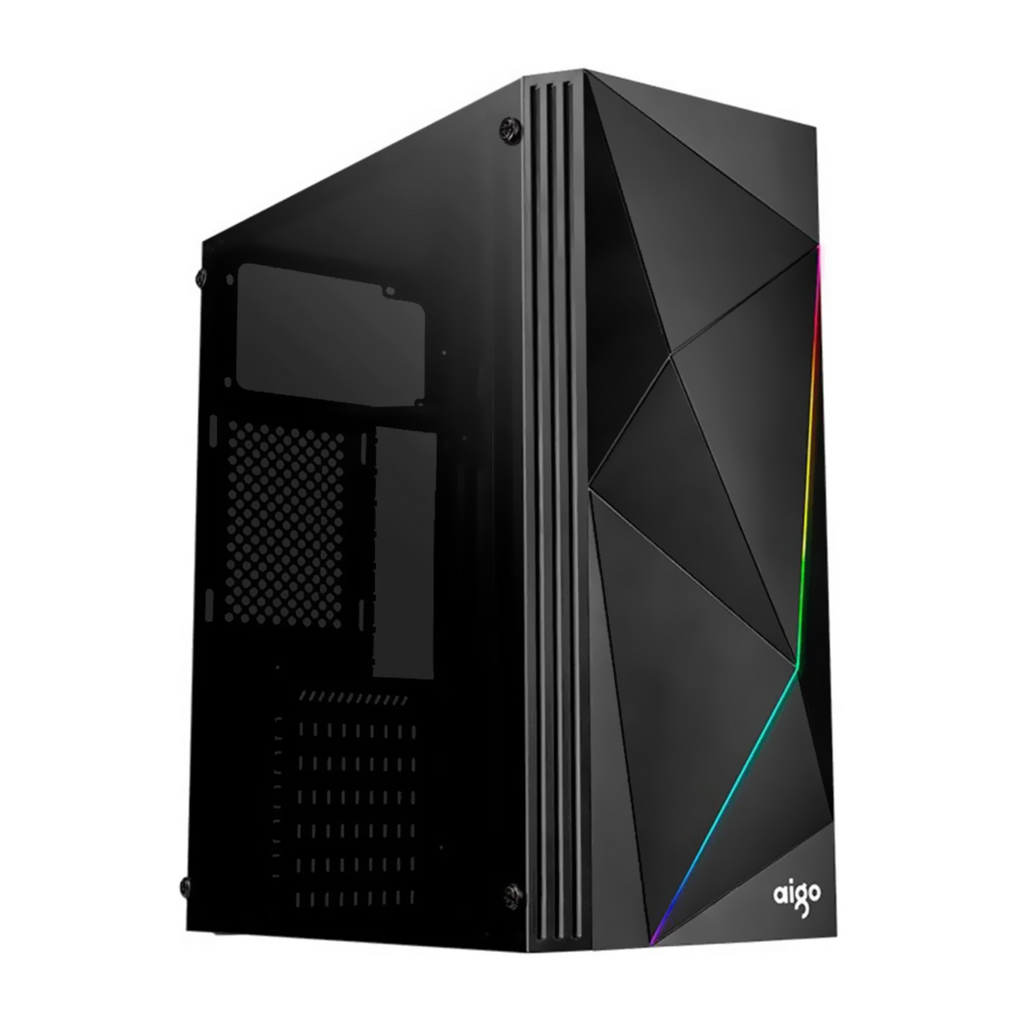 Gabinete DarkFlash AIGO Rainbow 2 Negro