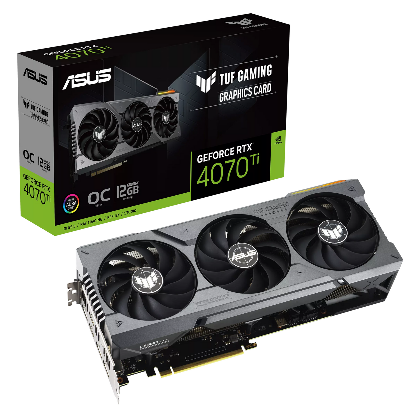 Placa de Video ASUS TUF Gaming RTX 4070Ti 12GB GDDR6X OC Edition