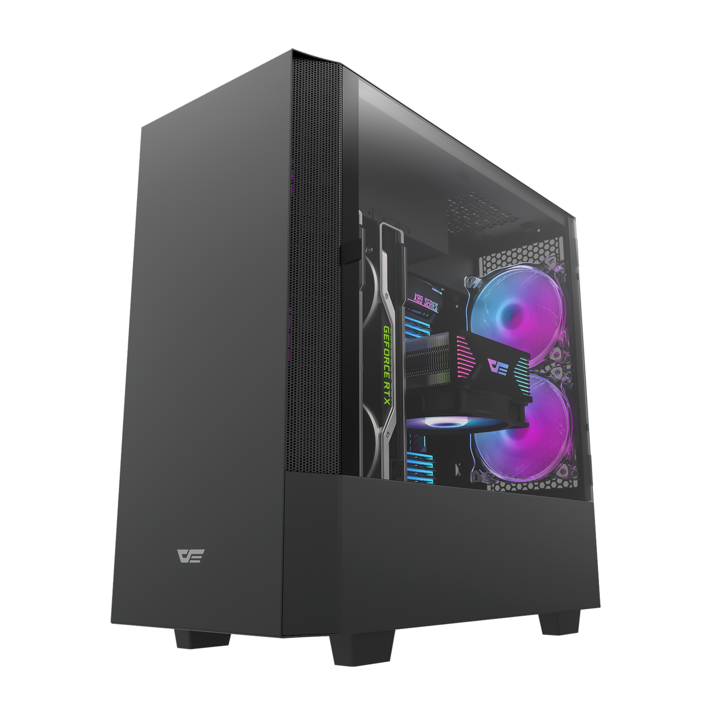 Gabinete DarkFlash DLV22 Negro/Blanco