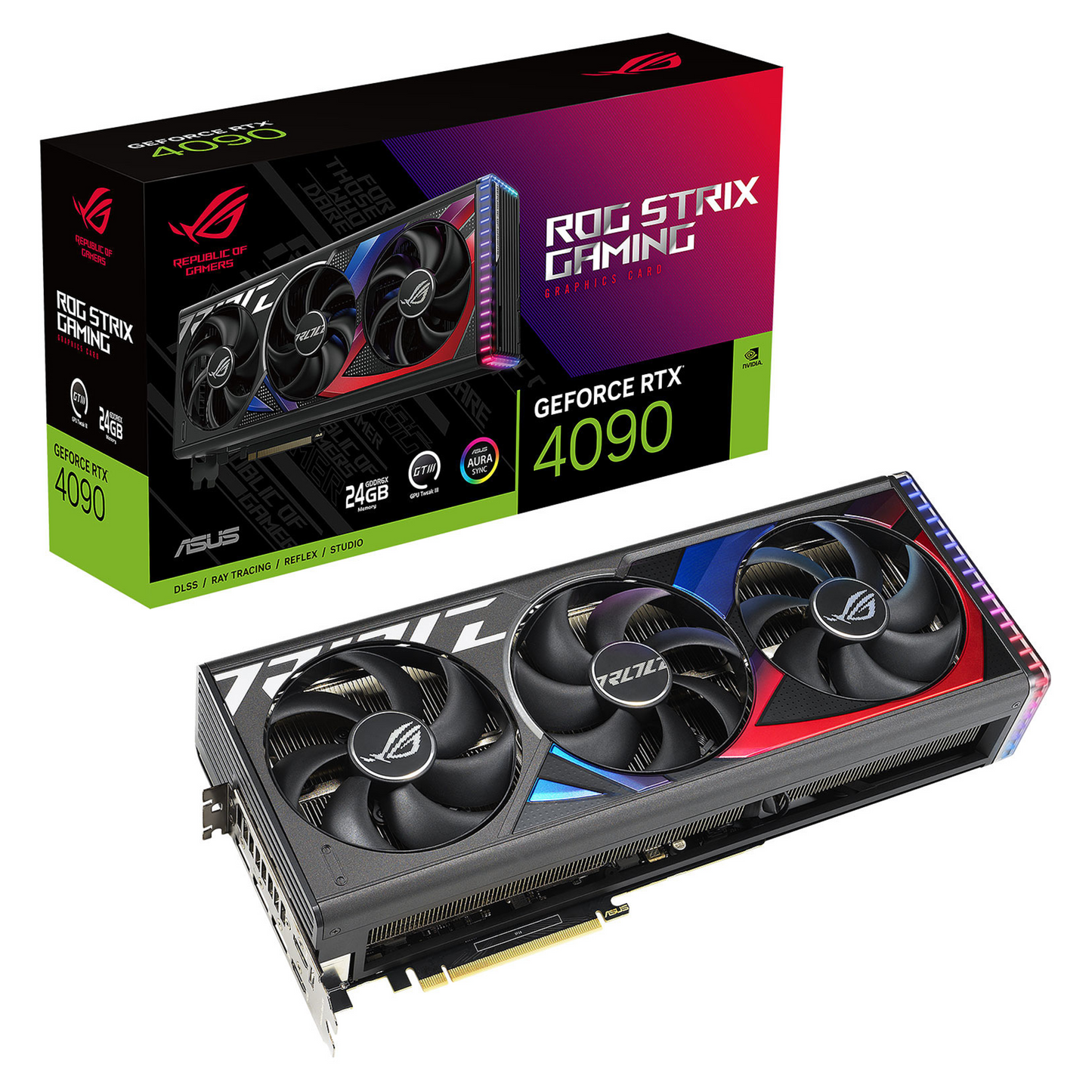 Placa de Video ASUS ROG Strix RTX 4090 24GB GDDR6X GTIII Edition