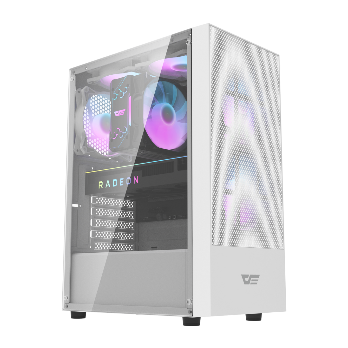 Gabinete DarkFlash A290 (3 coolers) Negro/Blanco