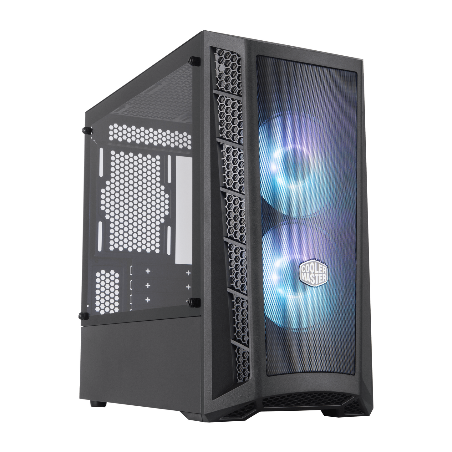 Gabinete Cooler Master MasterBox MB320L ARGB (2 coolers) Negro