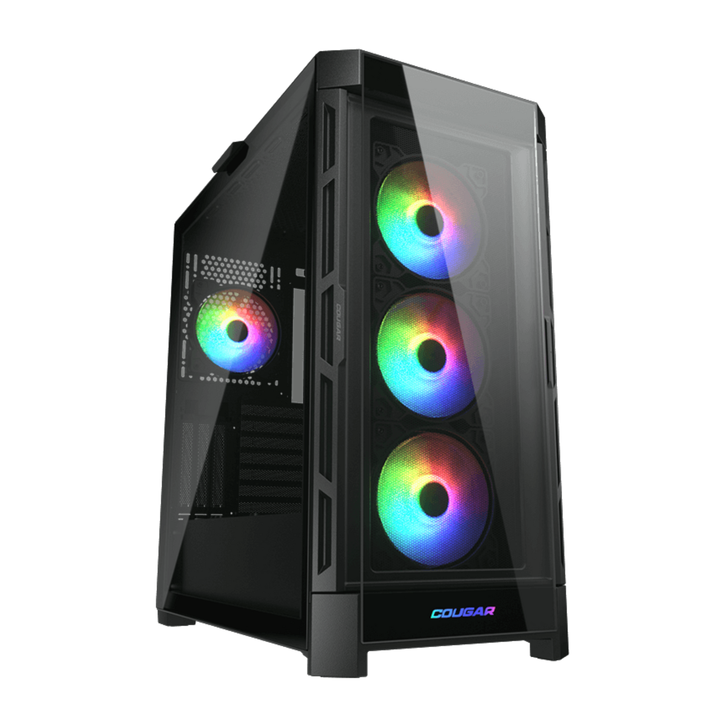 Gabinete Cougar Duoface Pro ARGB Mesh+Vidrio (4 coolers) Negro