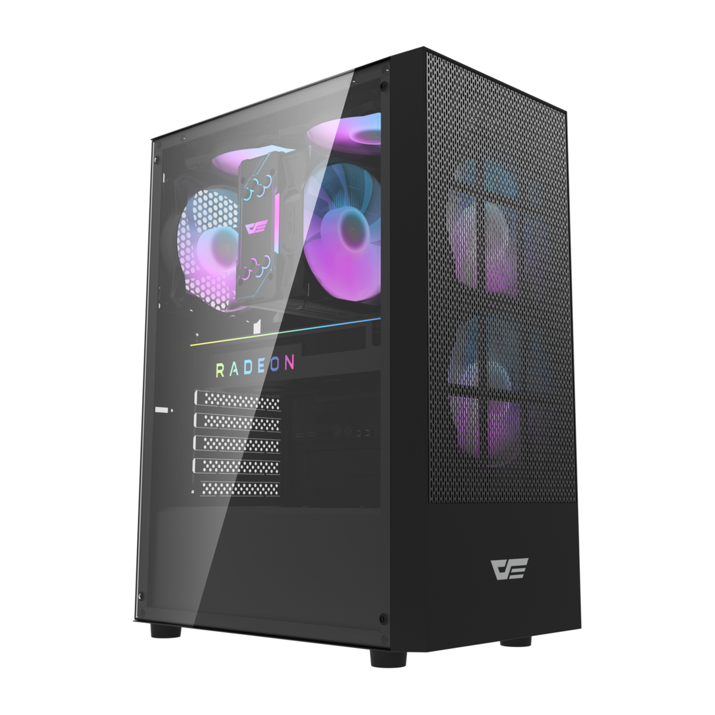 Gabinete DarkFlash A290 (3 coolers) Negro/Blanco