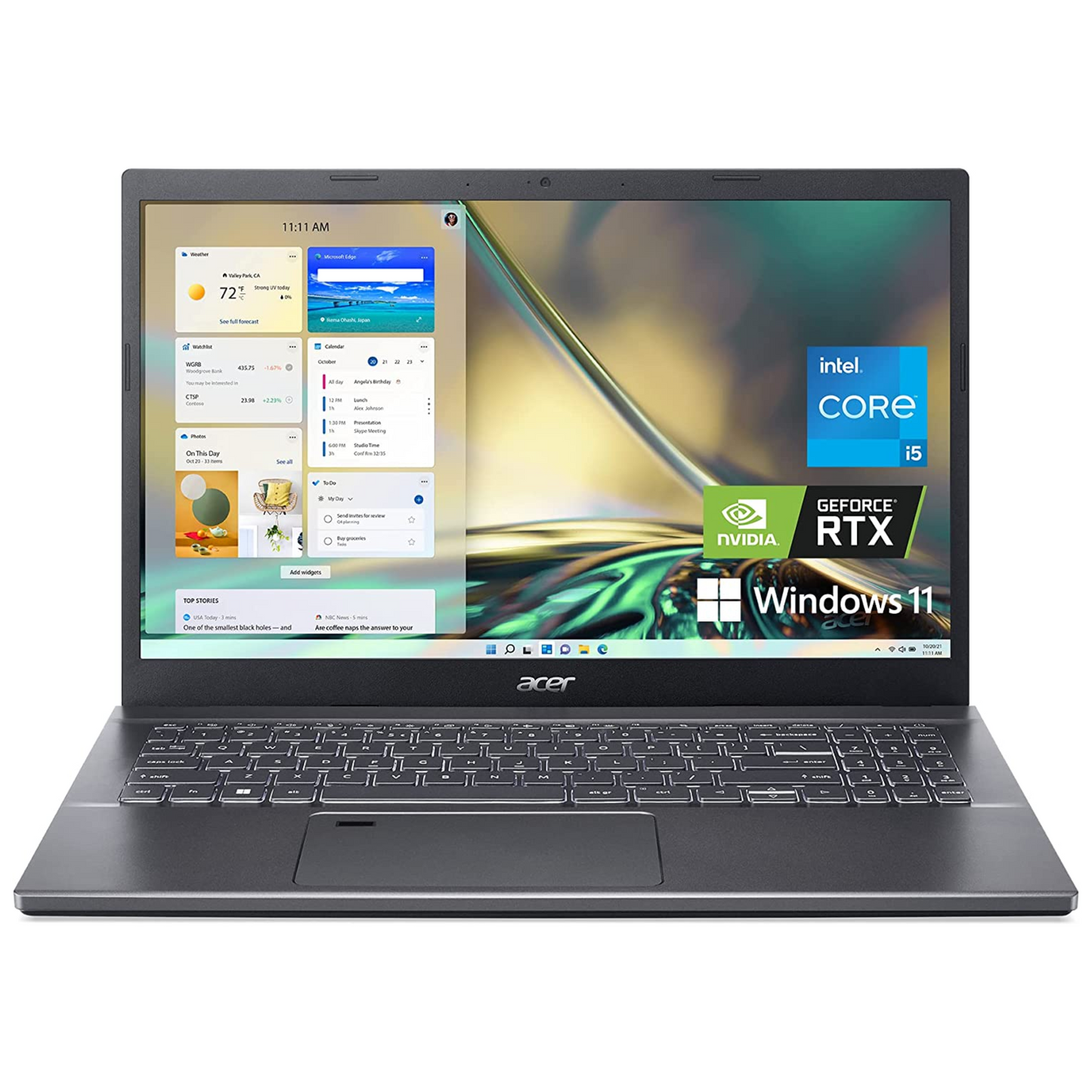 Notebook Acer Aspire 3 Intel i5-1240P RTX 2050 4GB