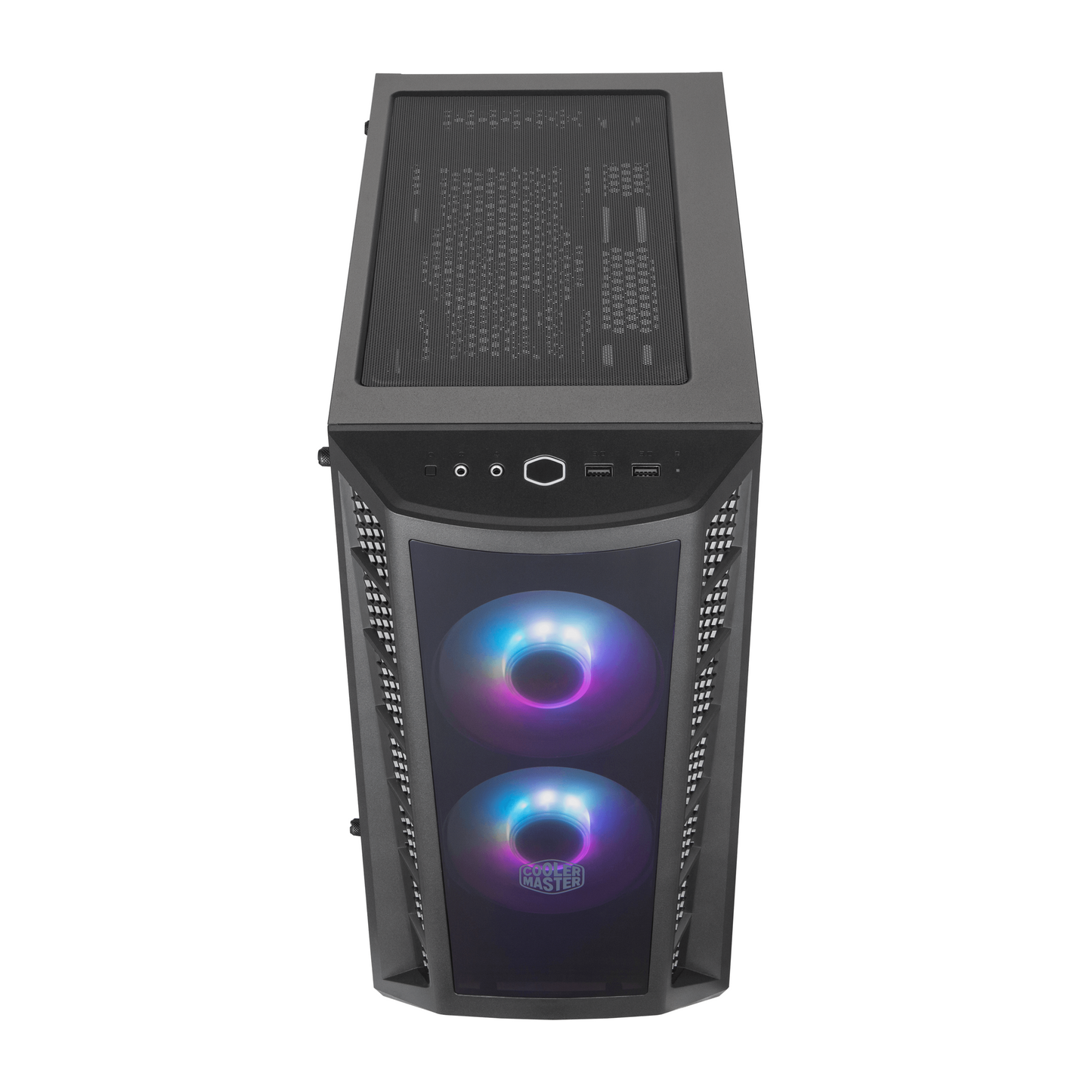 Gabinete Cooler Master MasterBox MB320L ARGB (2 coolers) Negro