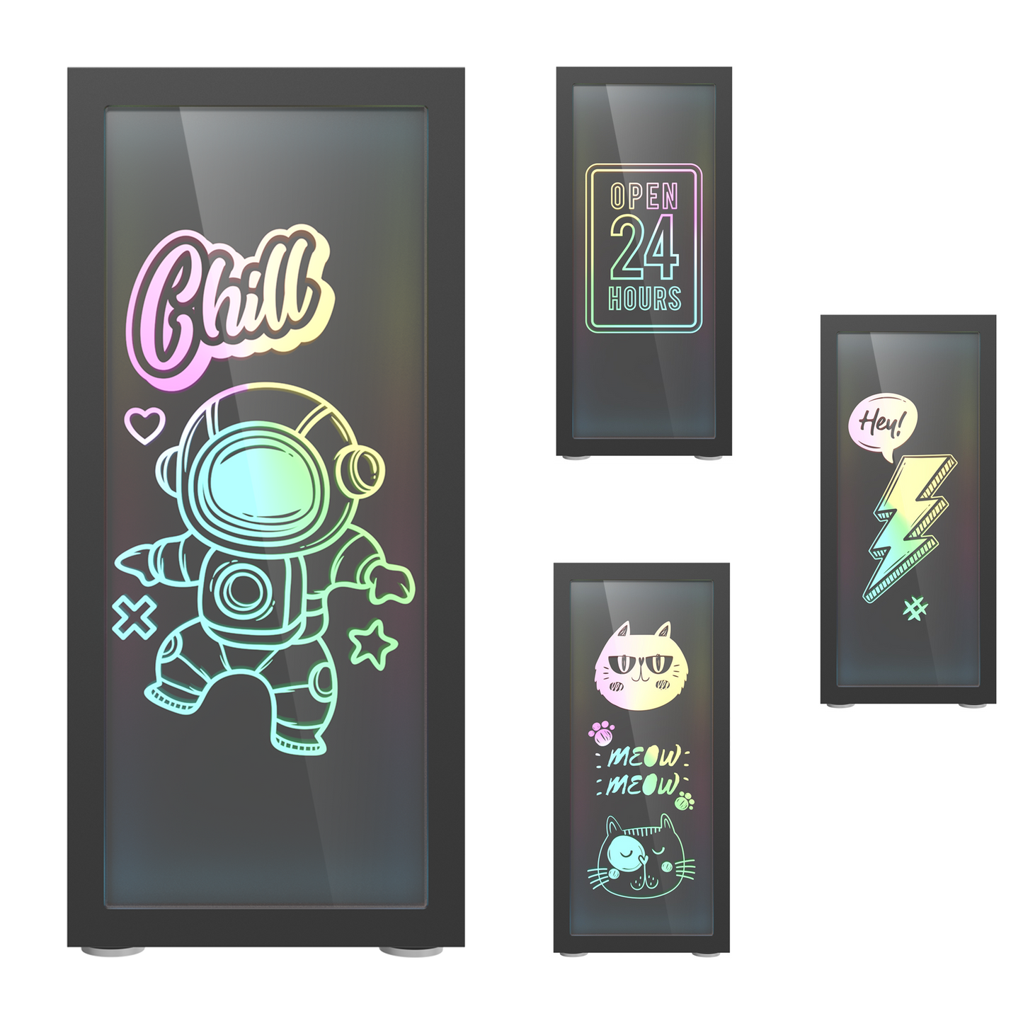 Gabinete DarkFlash DK210 Graffiti Negro