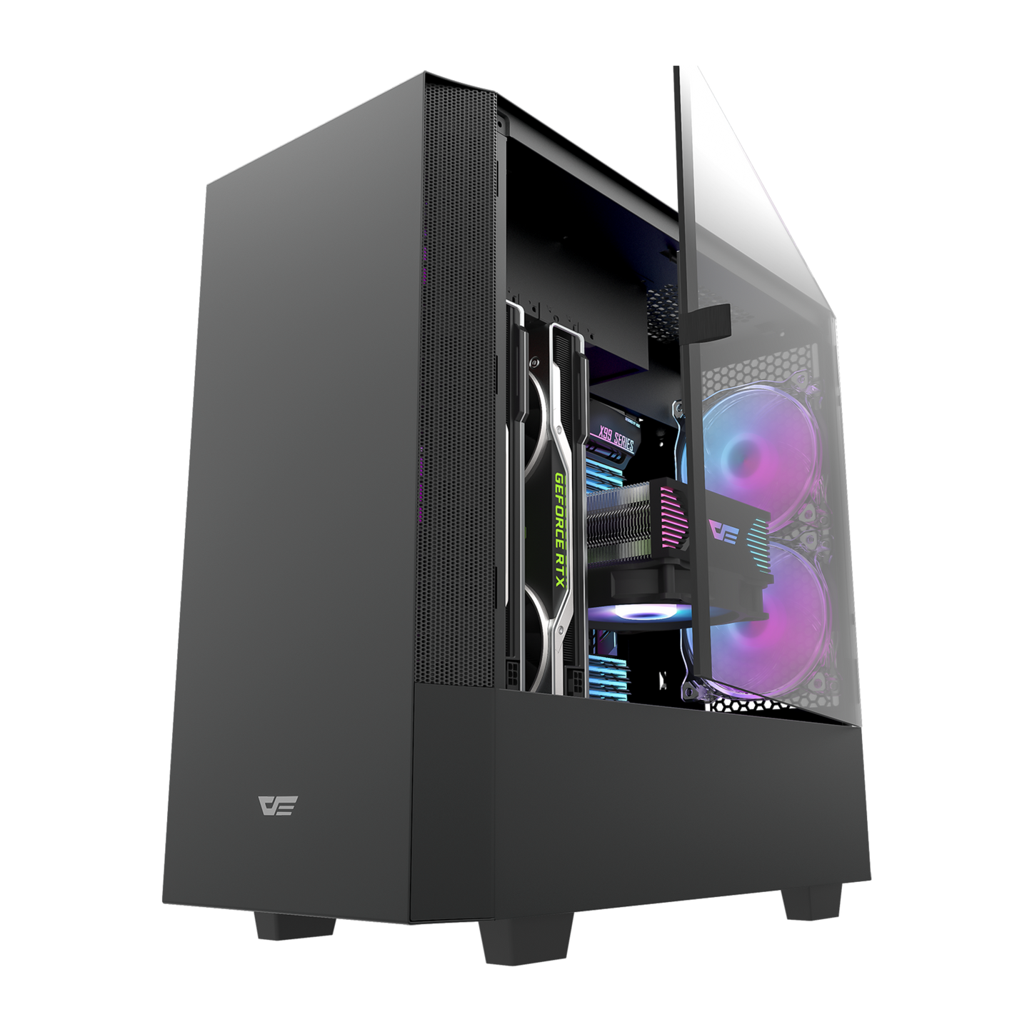 Gabinete DarkFlash DLV22 Negro/Blanco