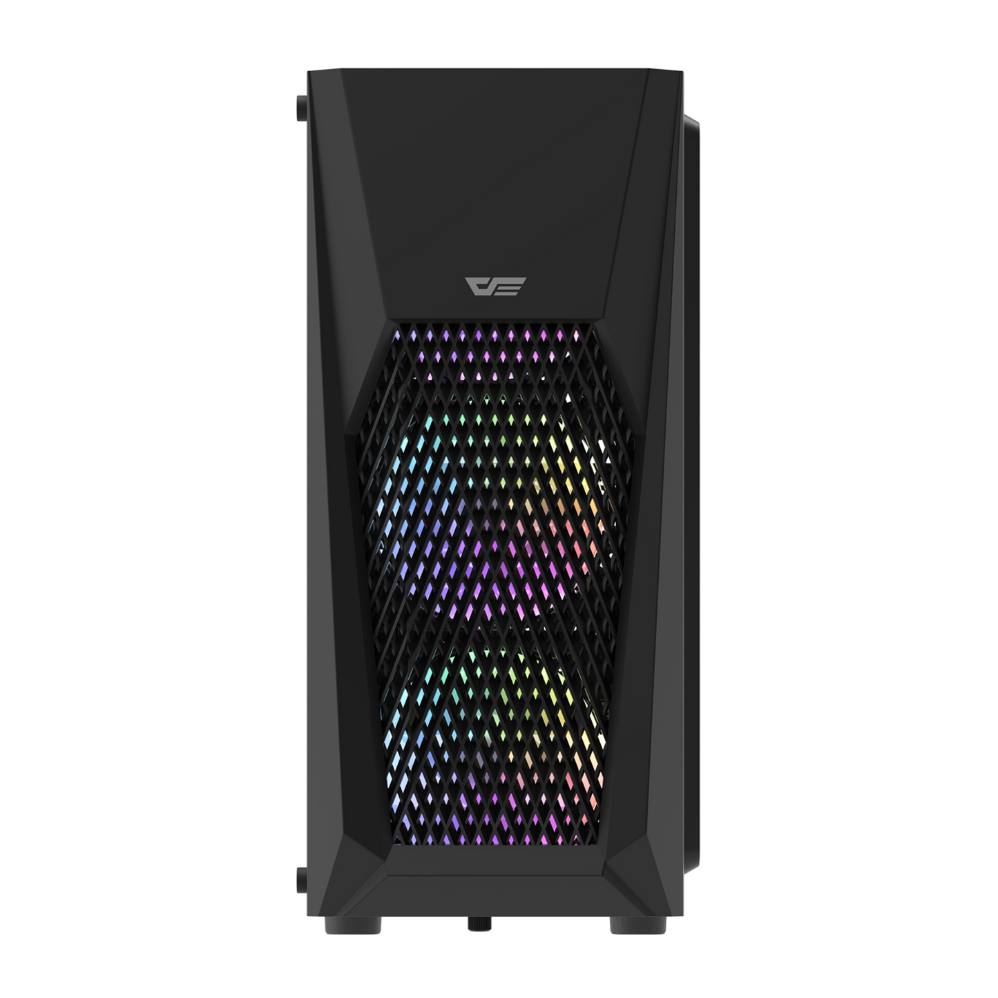 Gabinete DarkFlash DK150 (3 coolers) Negro/Blanco