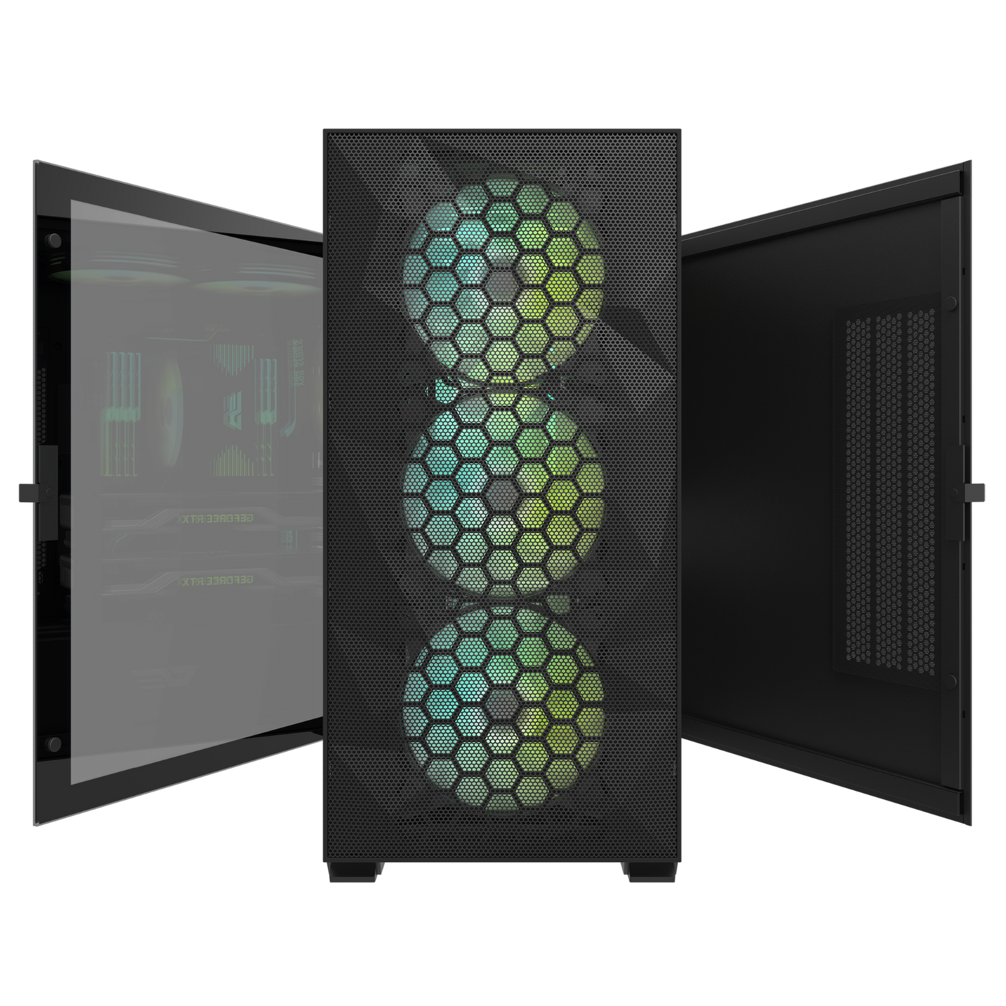 Gabinete DarkFlash DLX21 Negro/Blanco