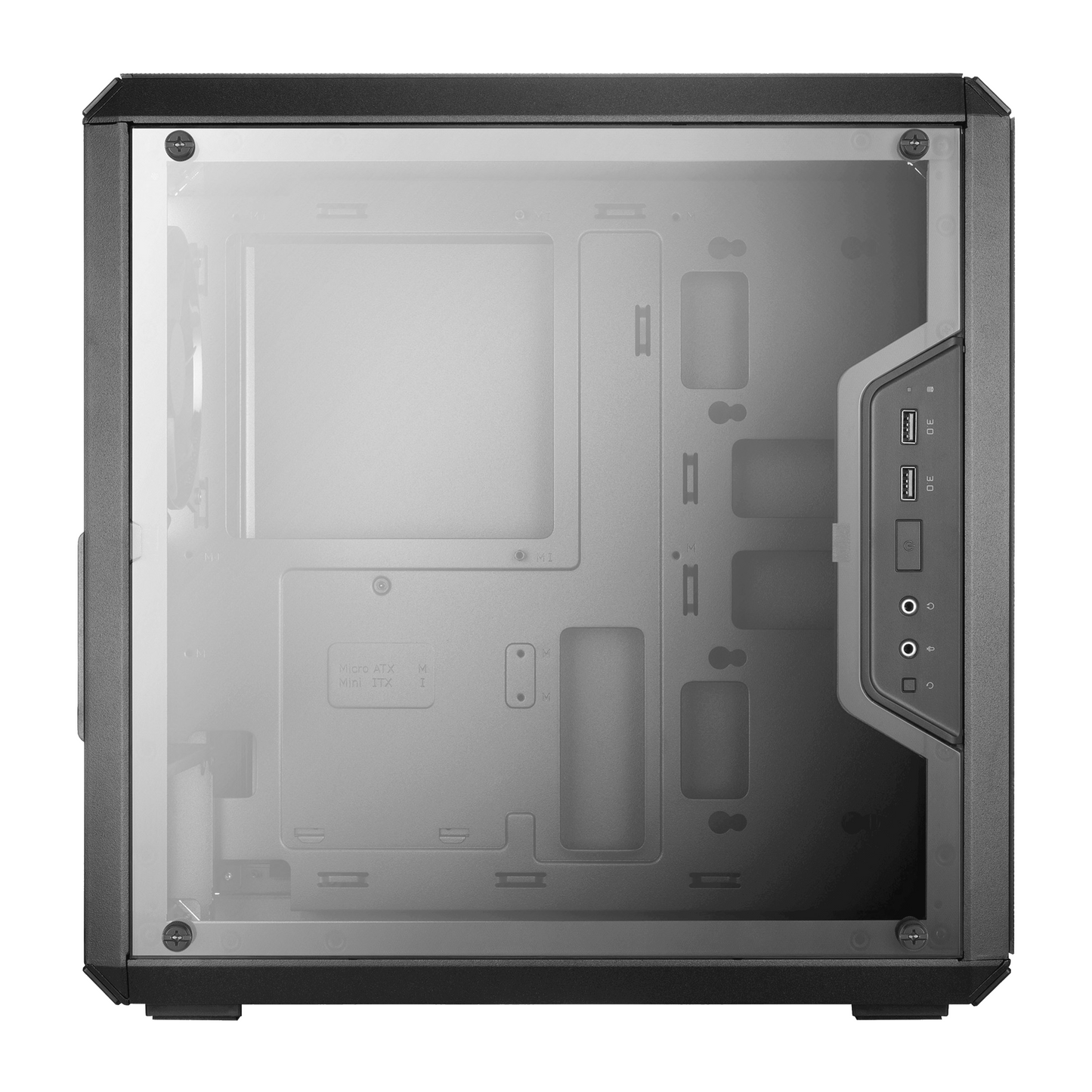 Gabinete Cooler Master MasterBox Q300L (1 cooler) Negro/Blanco