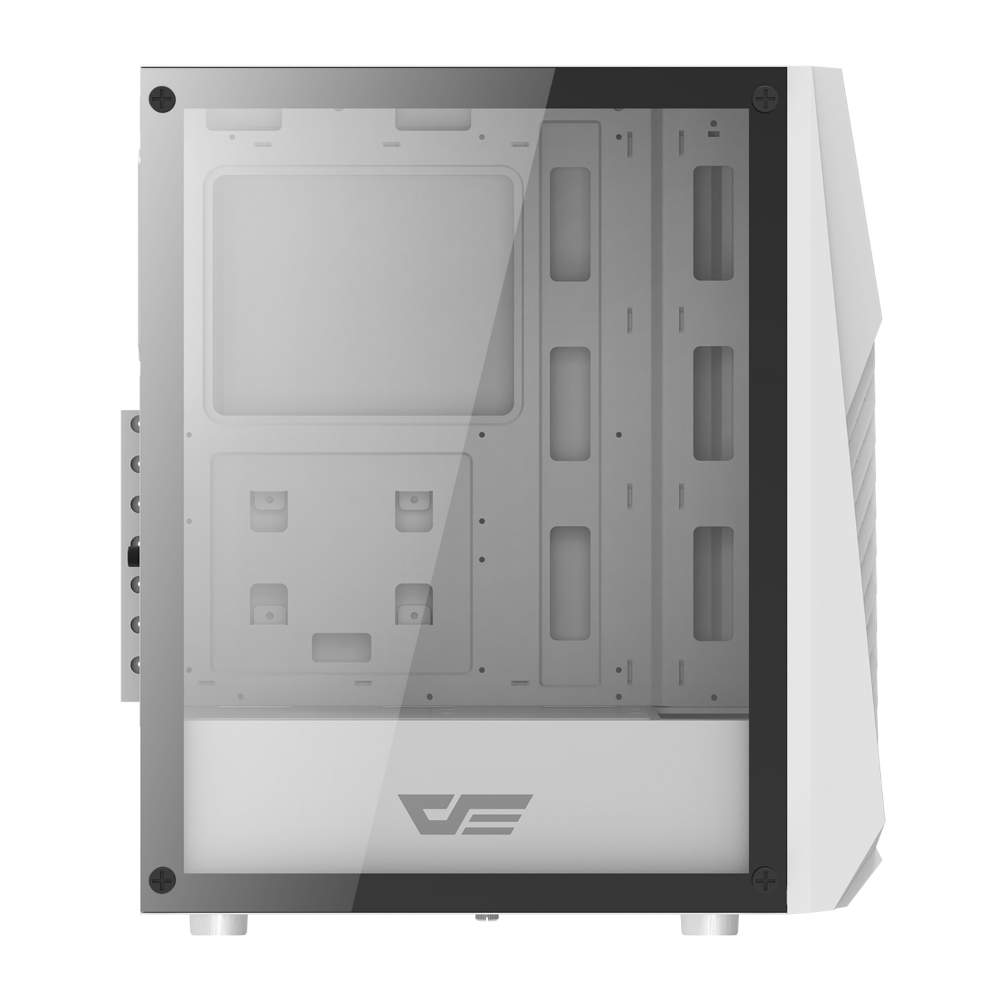 Gabinete DarkFlash DK150 (3 coolers) Negro/Blanco