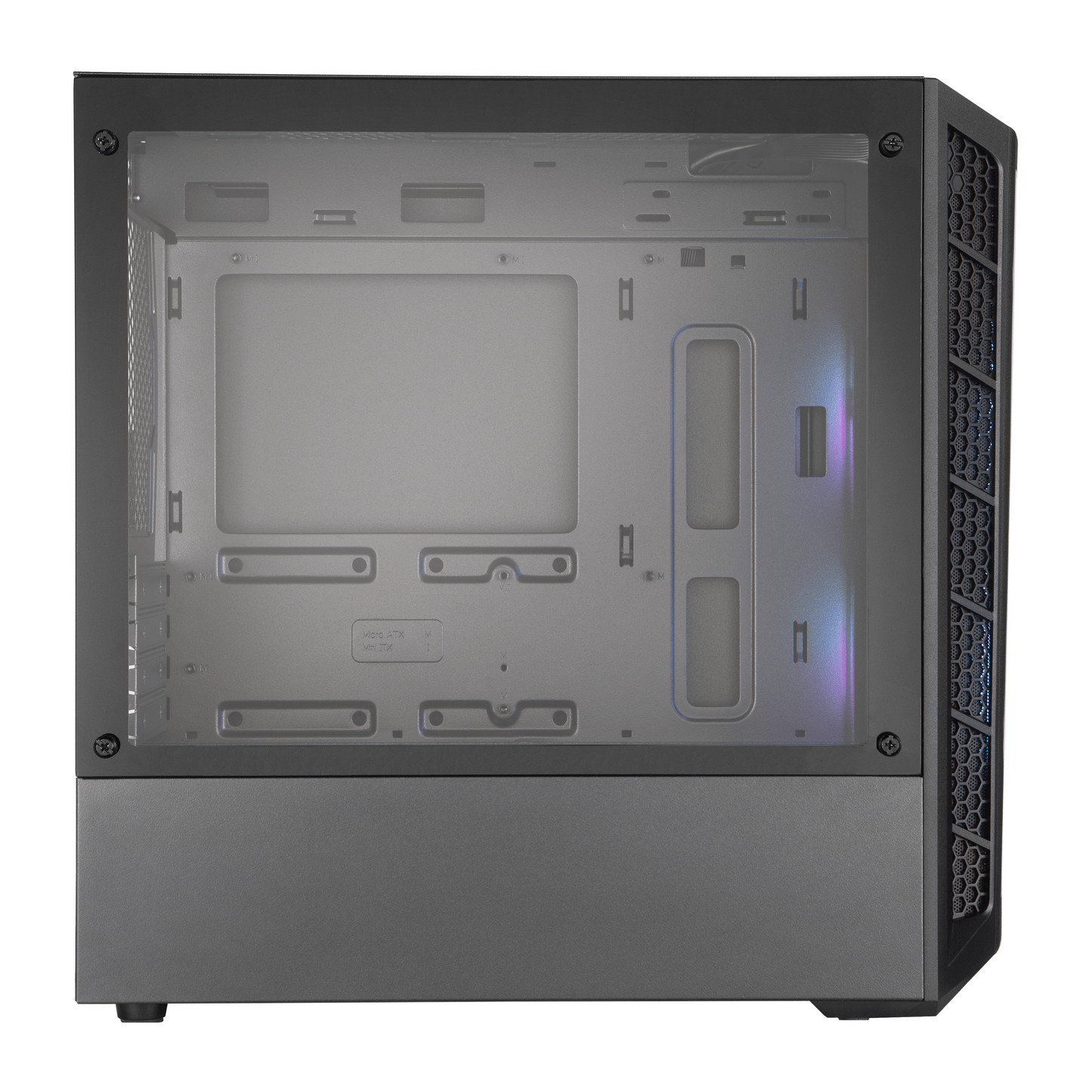 Gabinete Cooler Master MasterBox MB320L ARGB (2 coolers) Negro