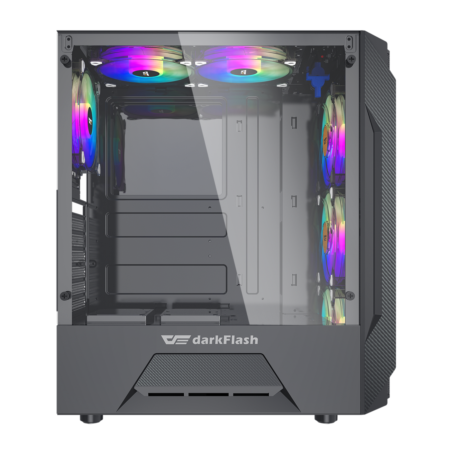 Gabinete DarkFlash Leo TG Negro