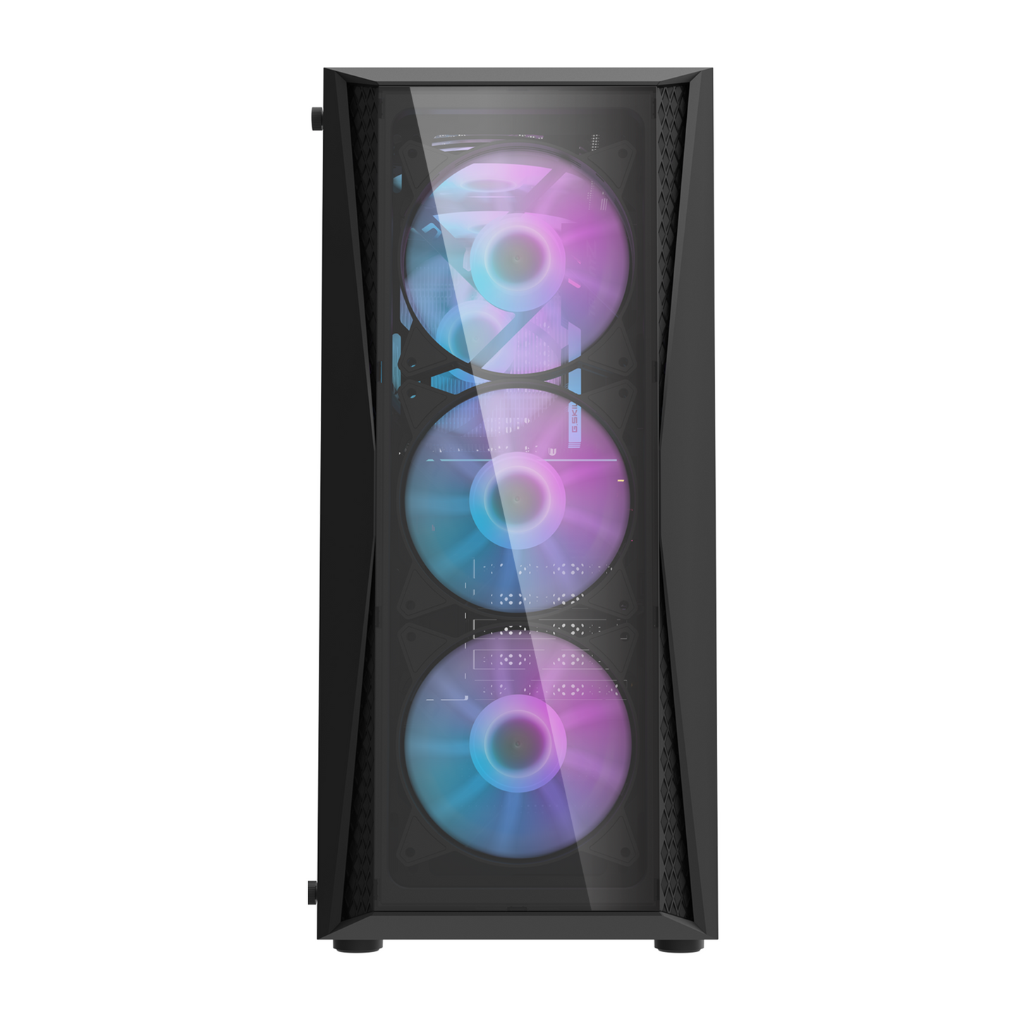 Gabinete DarkFlash DK352 (4 coolers) Negro/Blanco