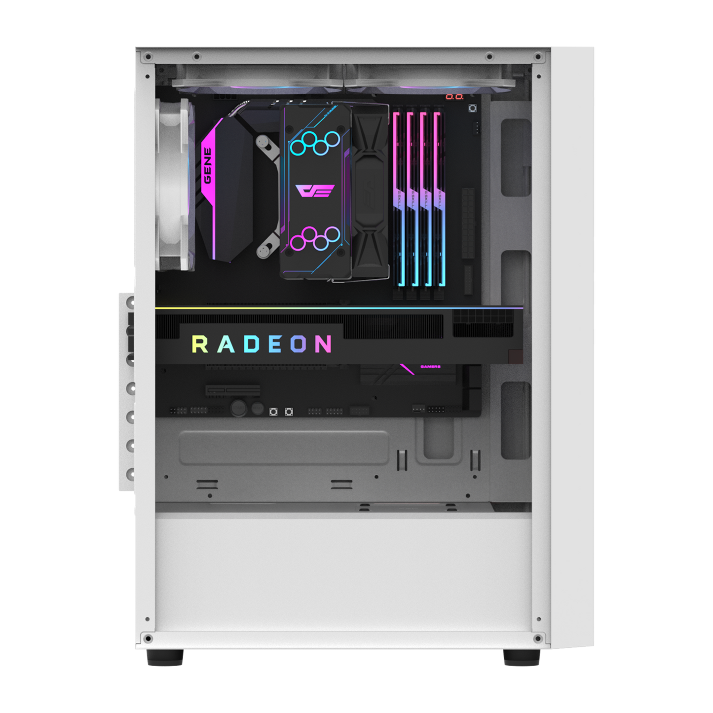 Gabinete DarkFlash A290 (3 coolers) Negro/Blanco