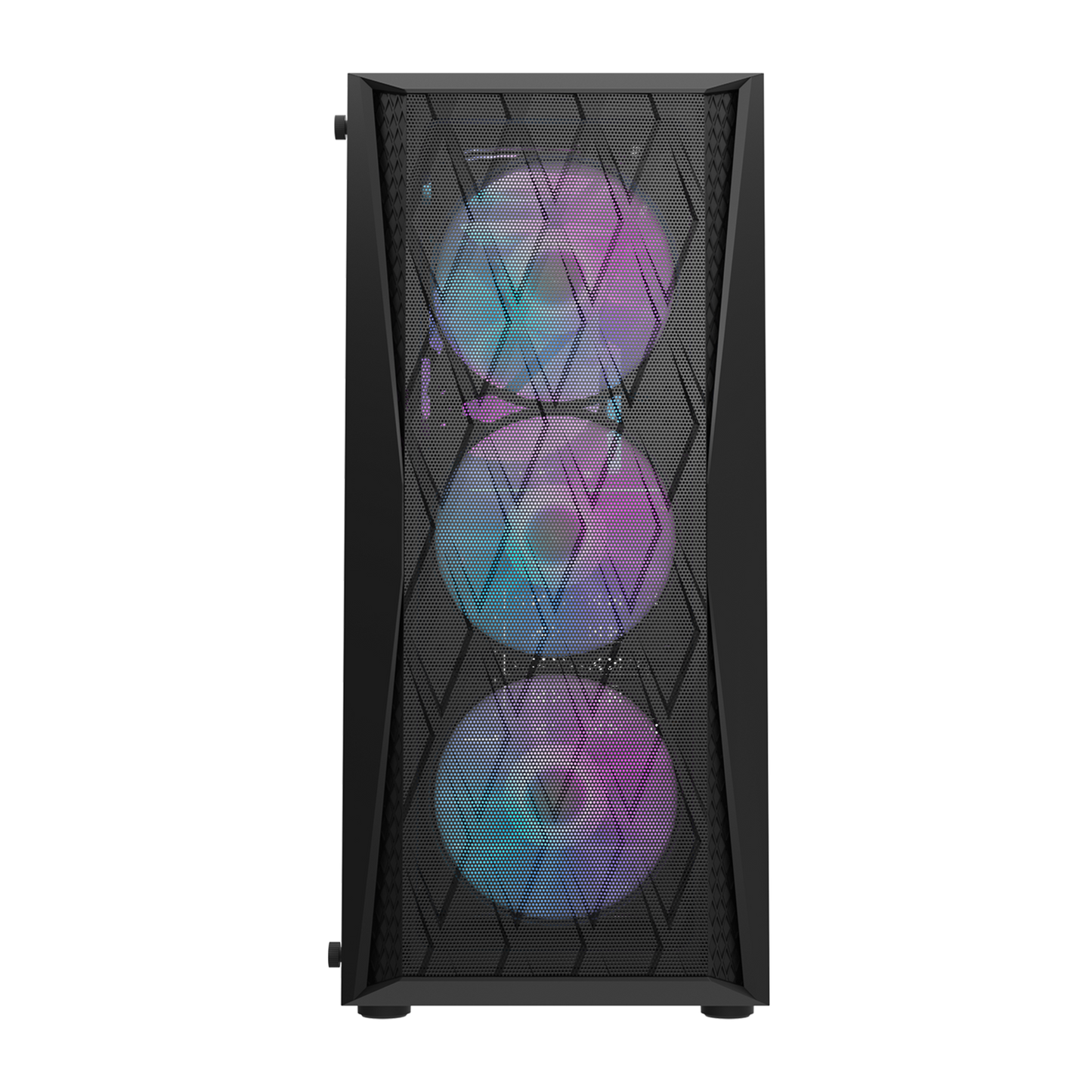 Gabinete DarkFlash DK352 (4 coolers) Negro/Blanco