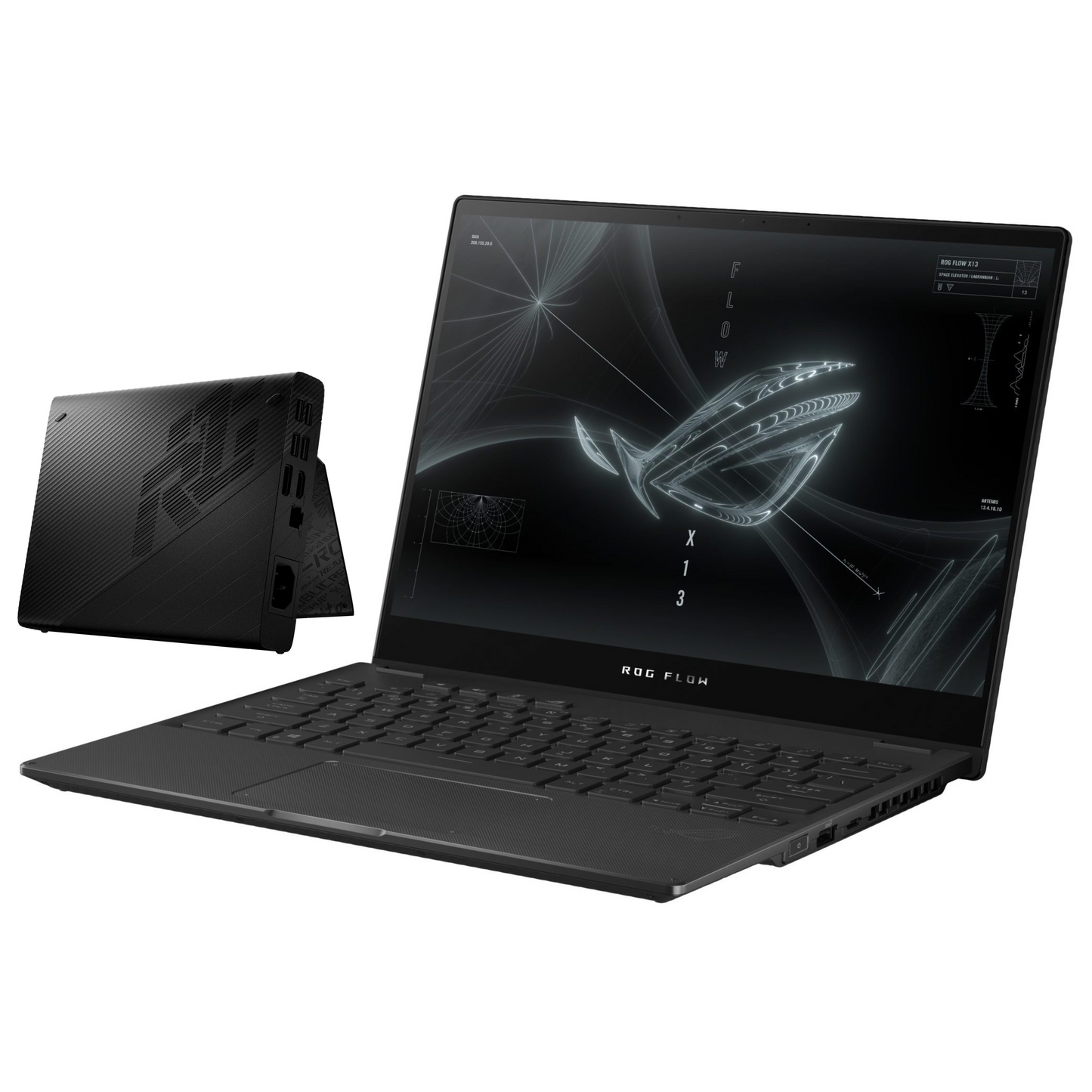 Notebook Asus ROG FLOW X13 Ryzen 9 5980HS GTX 1650 4GB+ ROG XG RTX 3080 8GB