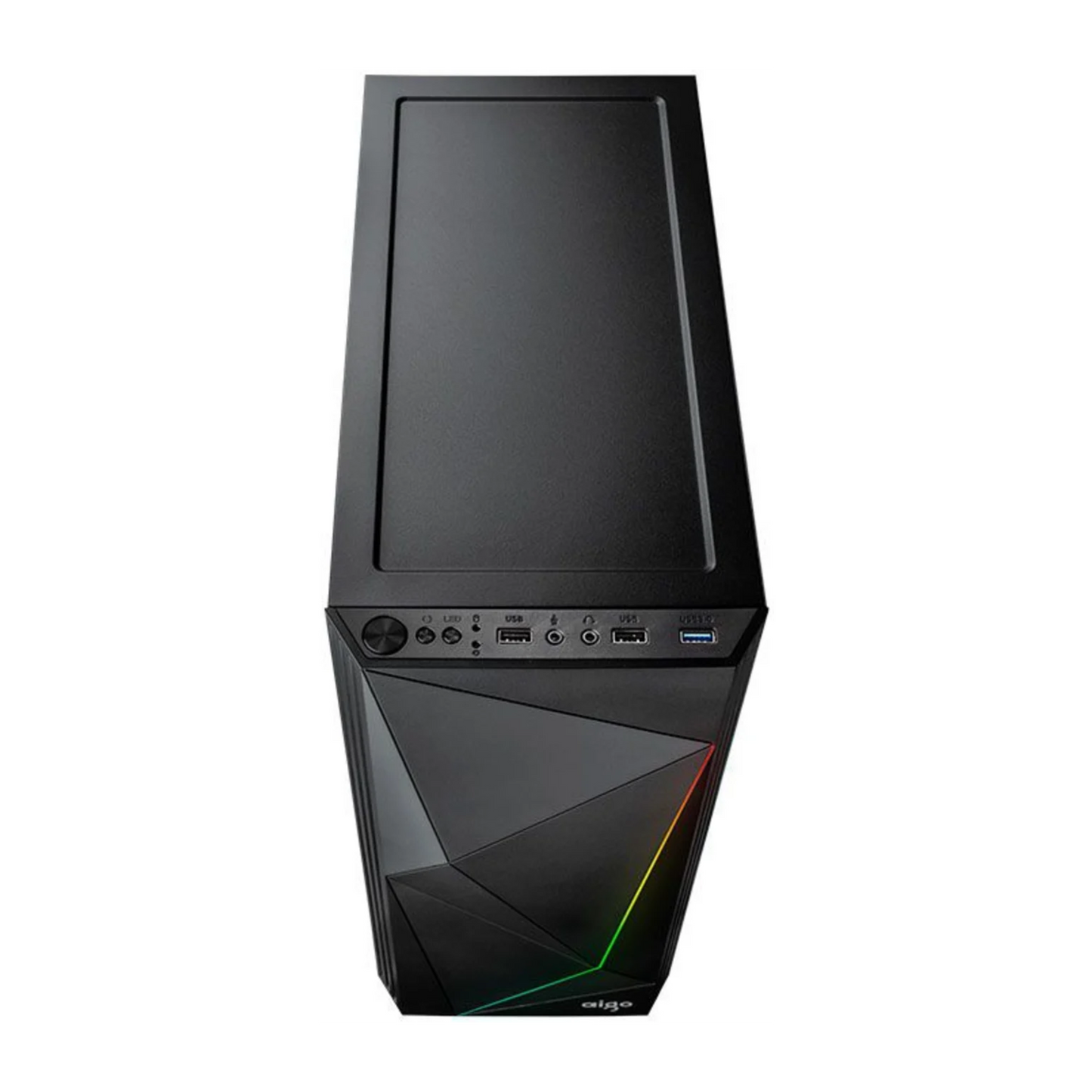 Gabinete DarkFlash AIGO Rainbow 2 Negro