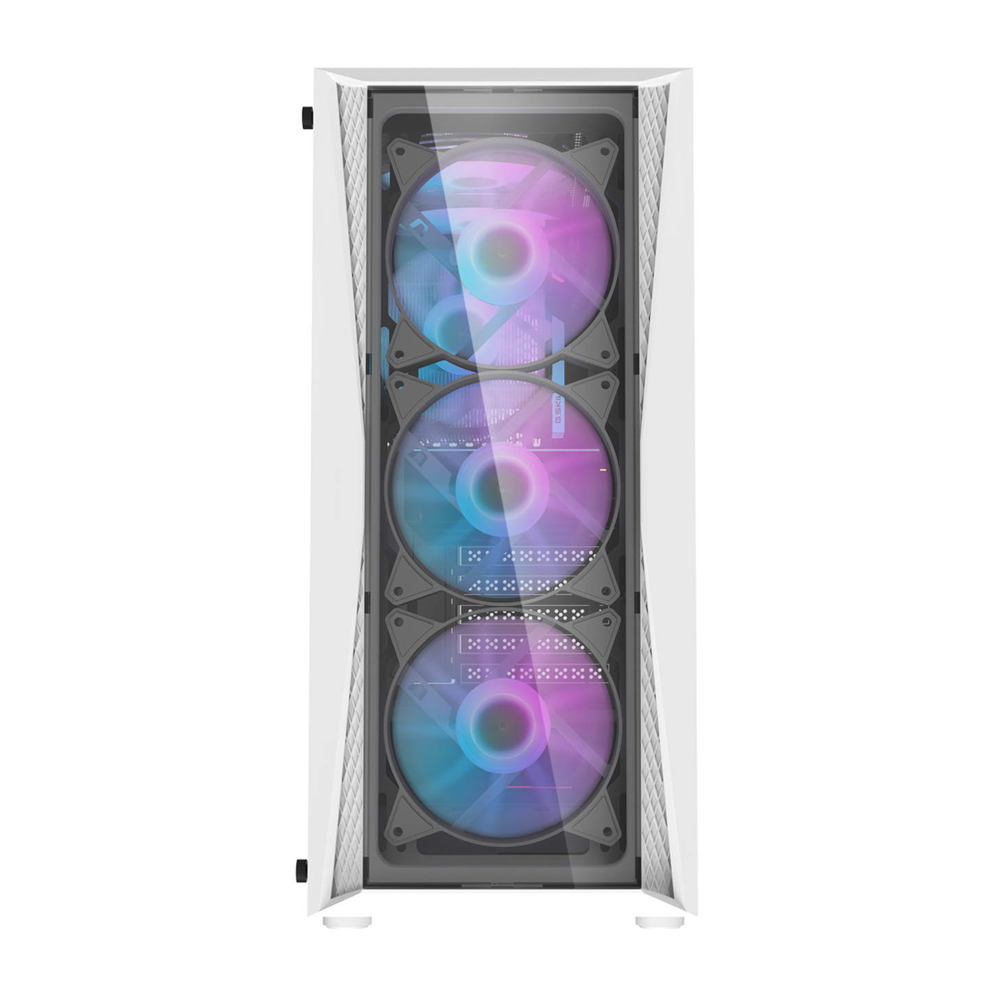 Gabinete DarkFlash DK352 (4 coolers) Negro/Blanco