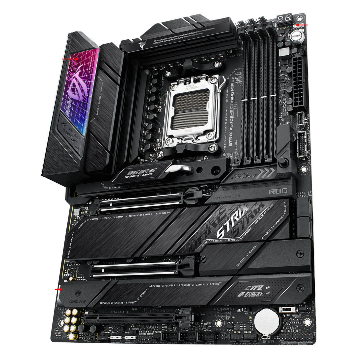 Placa Madre Asus Rog Strix X670E-F Gaming Wi-Fi AM5 DDR5