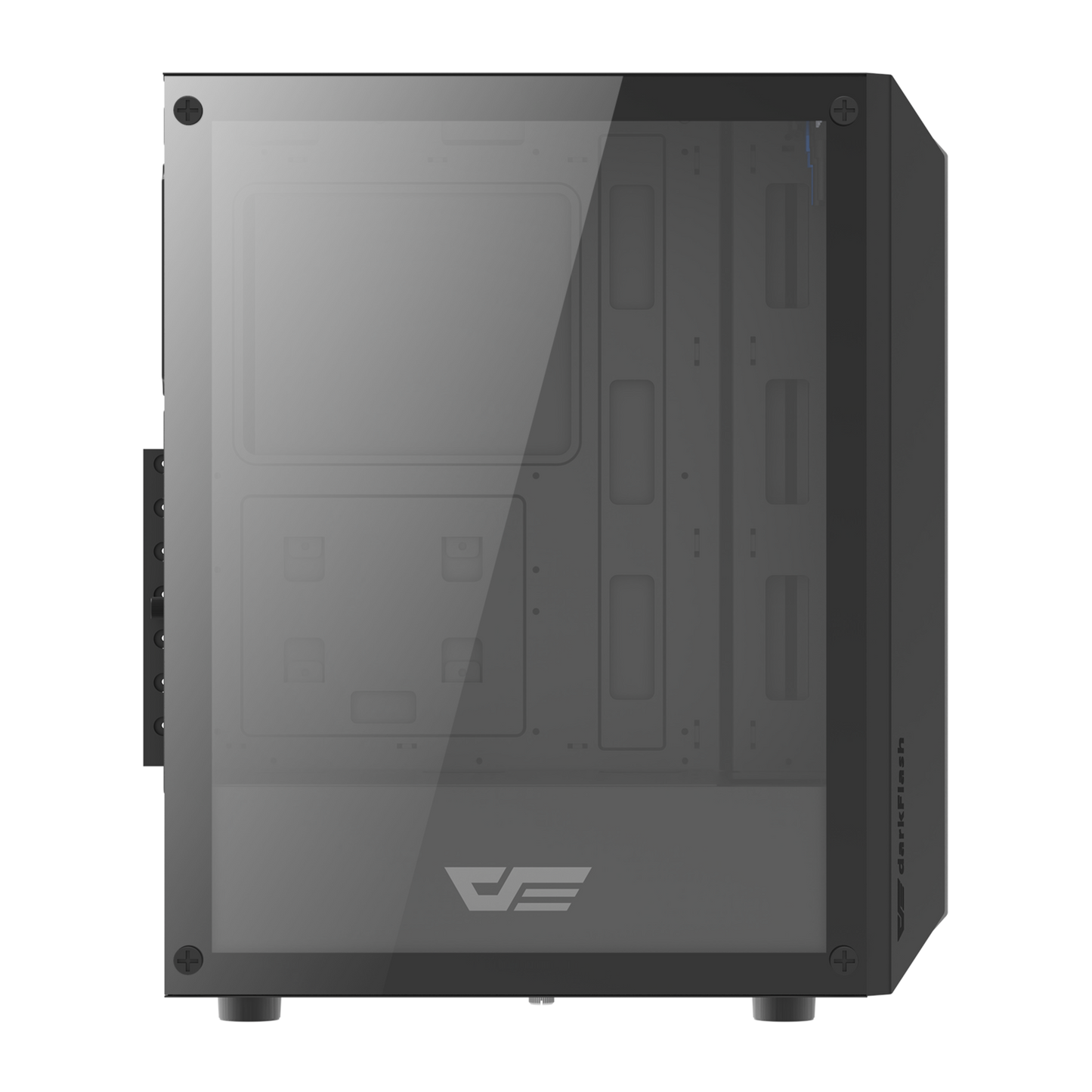 Gabinete DarkFlash DK151 (3 coolers) Negro/Blanco