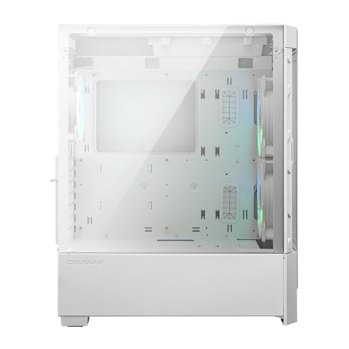 Gabinete Cougar Duoface ARGB (3 coolers) Mesh+Vidrio - Negro/Blanco