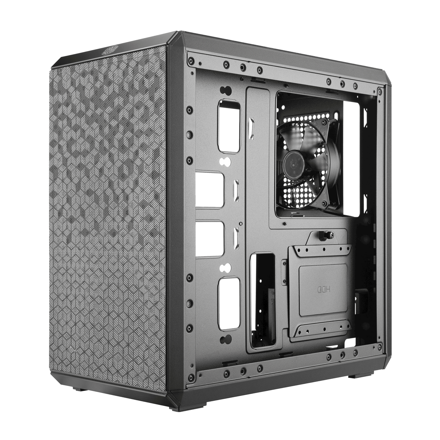 Gabinete Cooler Master MasterBox Q300L (1 cooler) Negro/Blanco