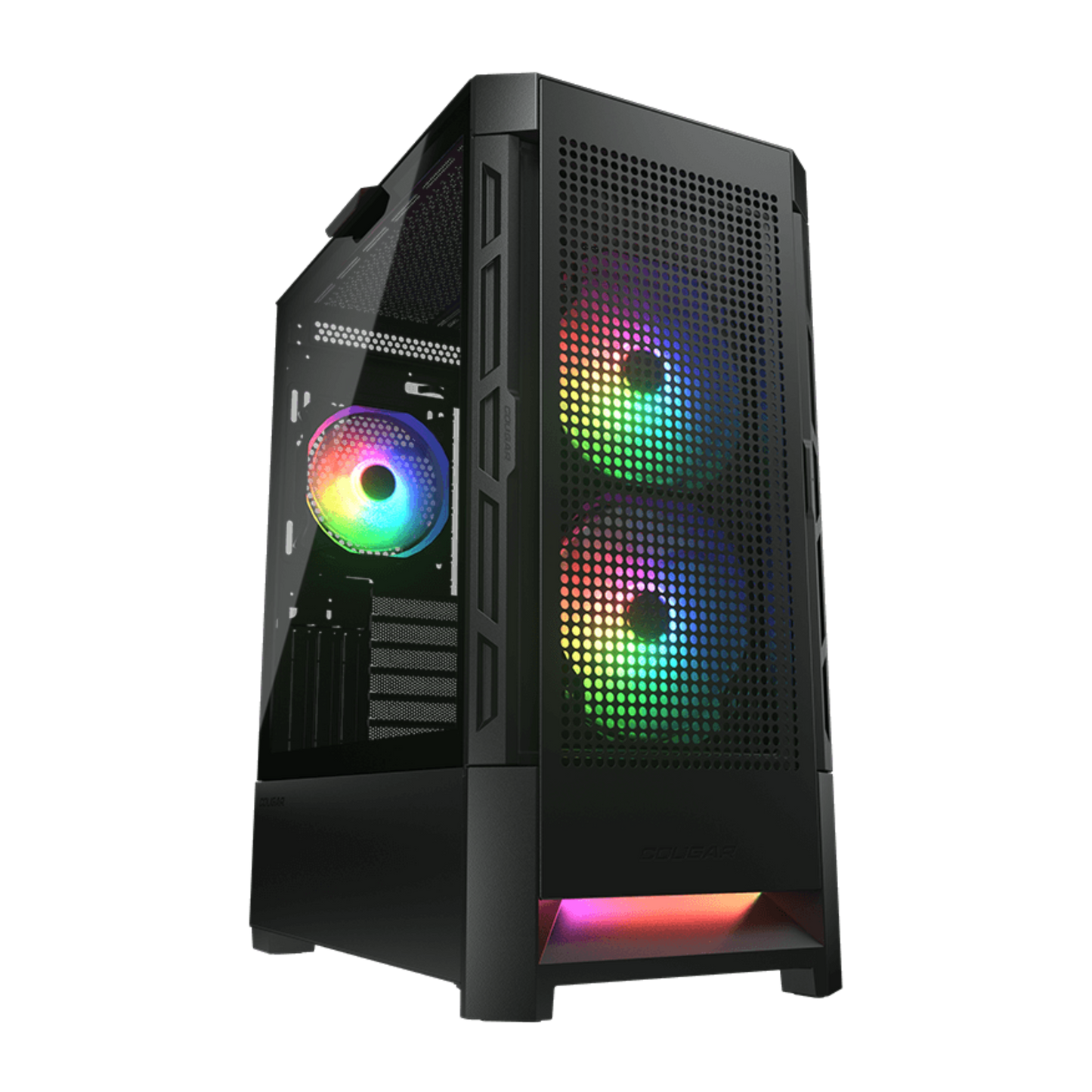 Gabinete Cougar Airface ARGB (3 coolers) Mesh Negro/Blanco