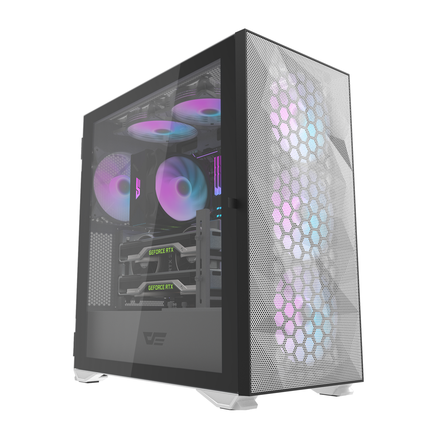 Gabinete DarkFlash DLX21 Negro/Blanco