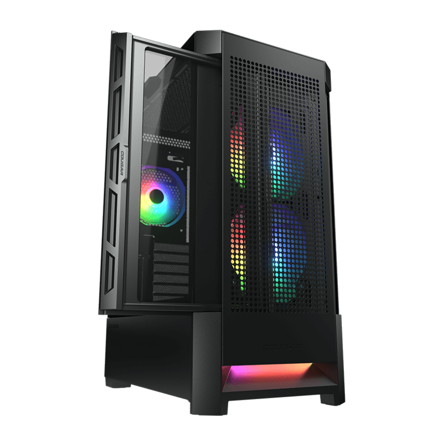 Gabinete Cougar Airface ARGB (3 coolers) Mesh Negro/Blanco