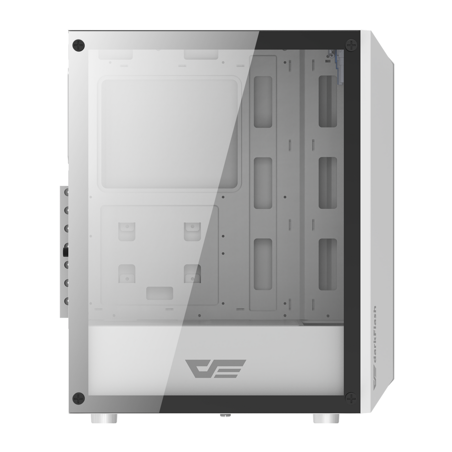 Gabinete DarkFlash DK151 (3 coolers) Negro/Blanco
