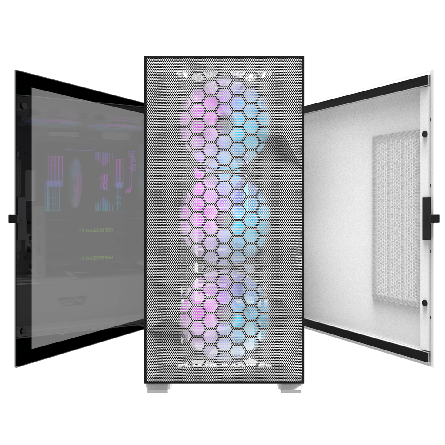 Gabinete DarkFlash DLX21 Negro/Blanco