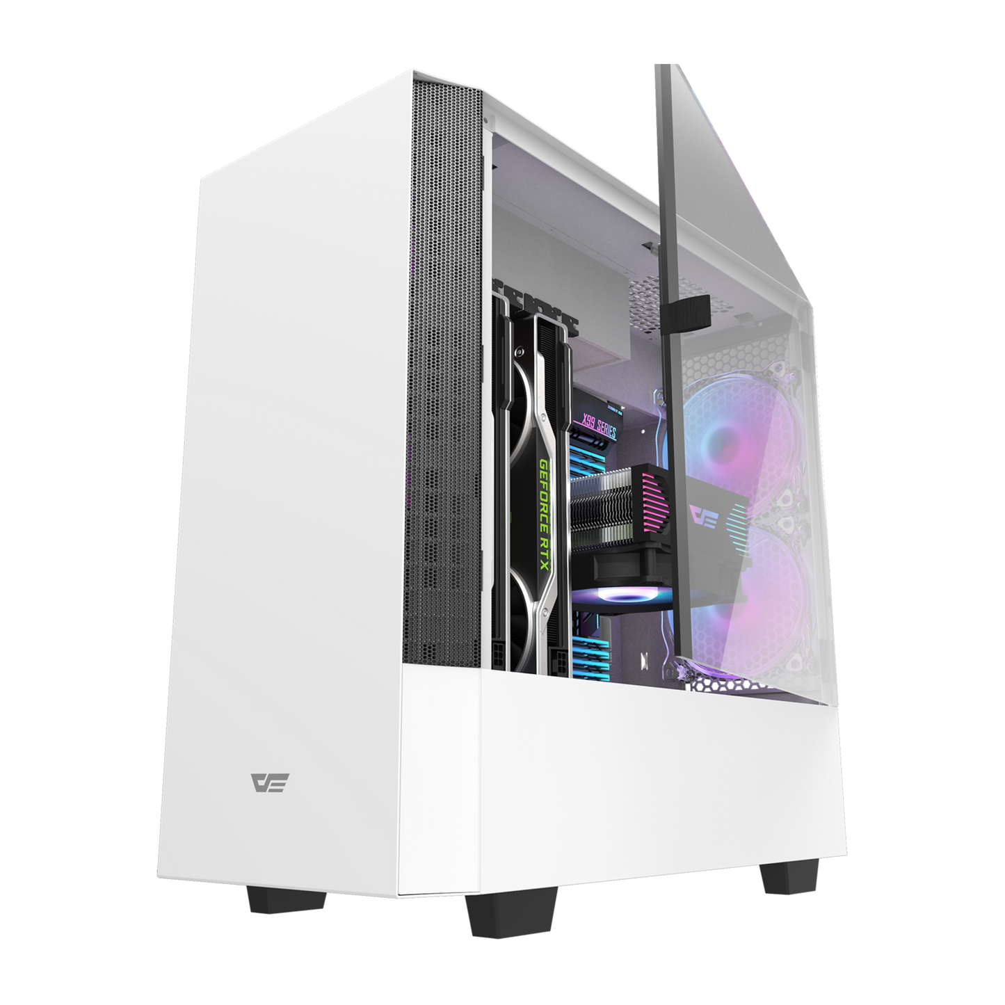 Gabinete DarkFlash DLV22 Negro/Blanco