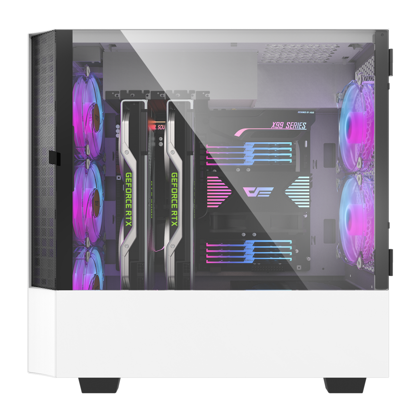 Gabinete DarkFlash DLV22 Negro/Blanco
