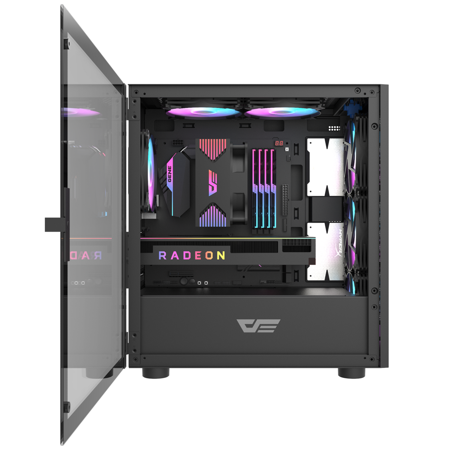 Gabinete DarkFlash DLM21 Negro/Blanco