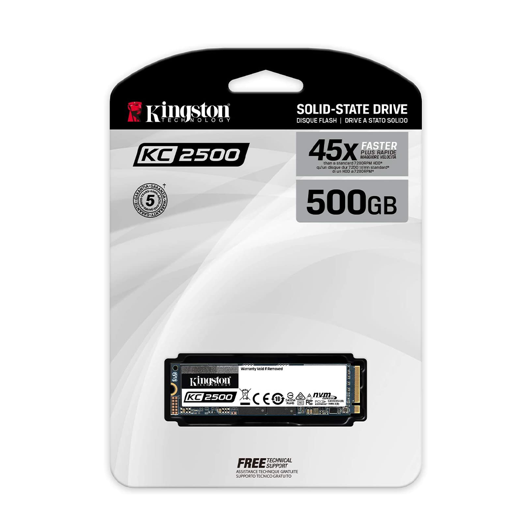 SSD M.2 Kingston KC2500 (500GB / 250GB)