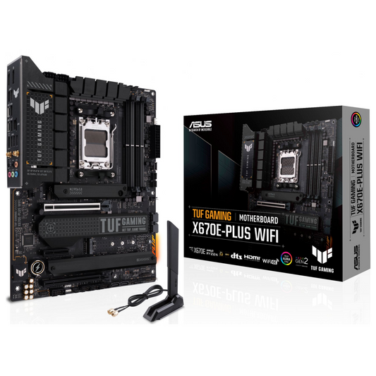 Placa Madre Asus TUF Gaming X670E-Plus Wi-Fi AM5 DDR5