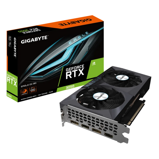 Placa de Video GIGABYTE RTX 3050 8GB GDDR6 EAGLE OC