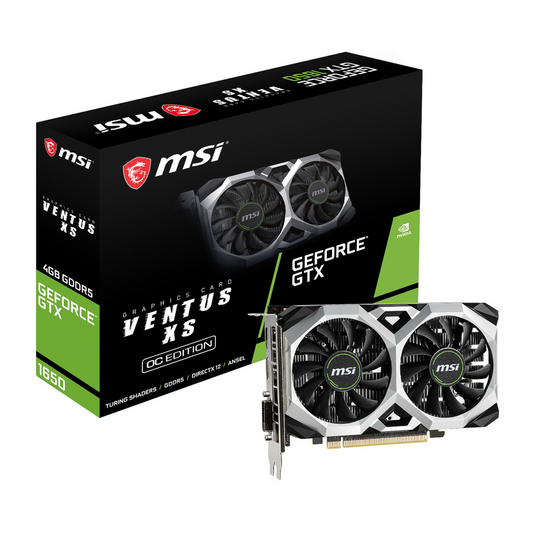 Placa de Video MSI GTX 1650 4GB GDDR5 Ventus XS OC