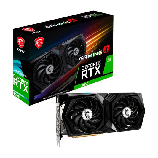 Placa de Video MSI RTX 3050 8GB GDDR6X Gaming X