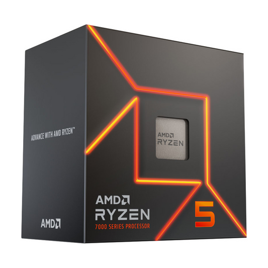 Procesador CPU AMD Ryzen 5-7600 AM5 (Con cooler)
