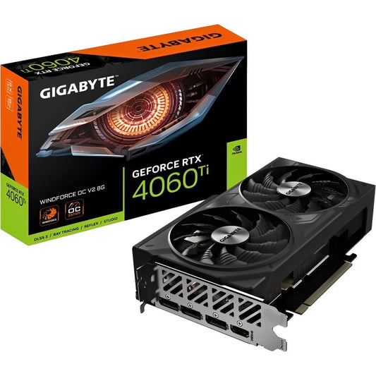 Placa de Video GIGABYTE RTX 4060 Ti Windforce OC V2 8GB GDDR6