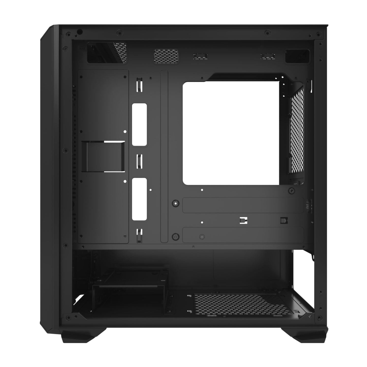 Gabinete DarkFlash DLM23 RGB (3 coolers) Negro/Blanco
