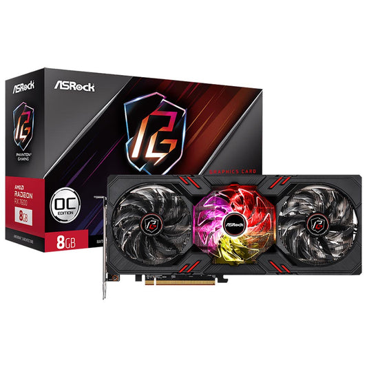 Placa de Video Asrock Radeon RX 7600 Phantom Gaming OC 8GB GDDR6
