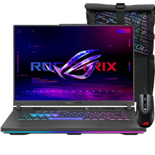 Notebook Asus ROG STRIX G16 G614JIR-N3054W Intel i9-14900HX RTX 4070 8GB Mochila + Mouse de Regalo!